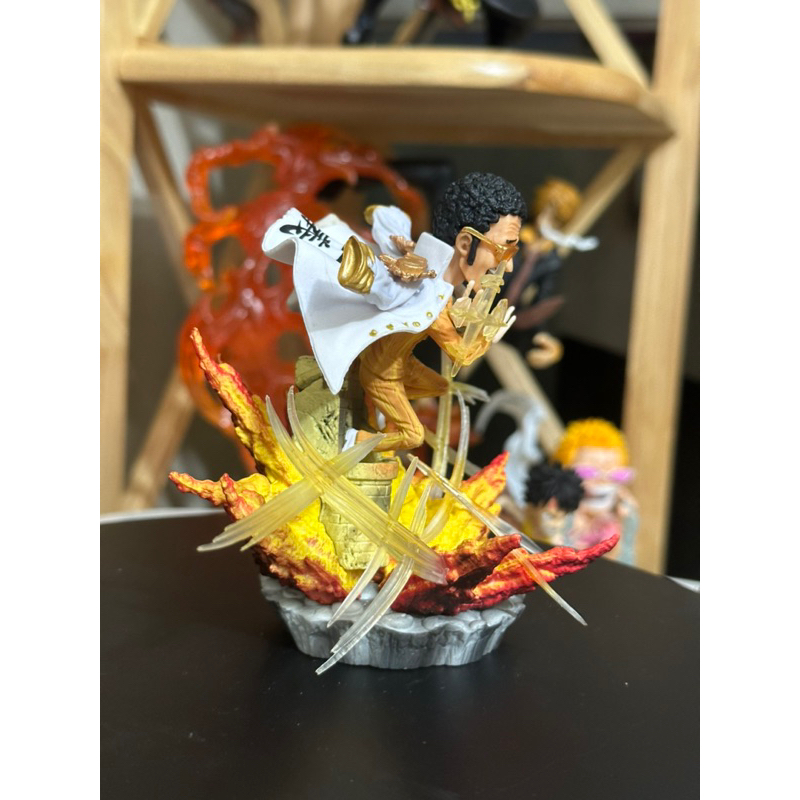 Đô đốc Kizaru  tư thế chiến đấu ở trận Marine Ford