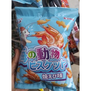 Bim bim, bánh Oceanfish vị tôm nướng Libra gói 25g