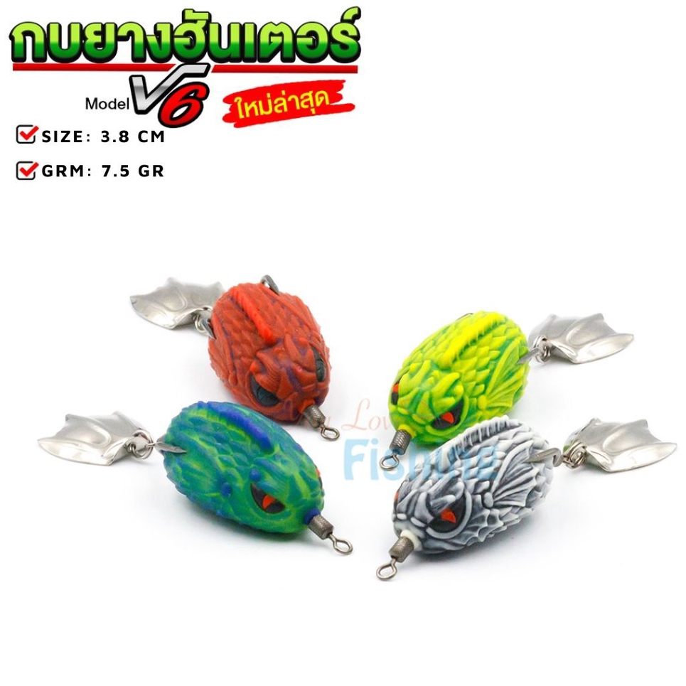 Mồi câu lure nhái hơi , nhái hơi câu cá lóc siêu nhạy SIZE 3,8cm