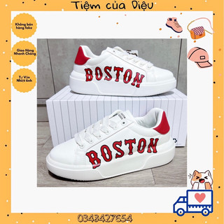 Giày mlb chunky classic p boston red sox 3asxxp12n-43rds màu trắng in chữ boston màu đỏ