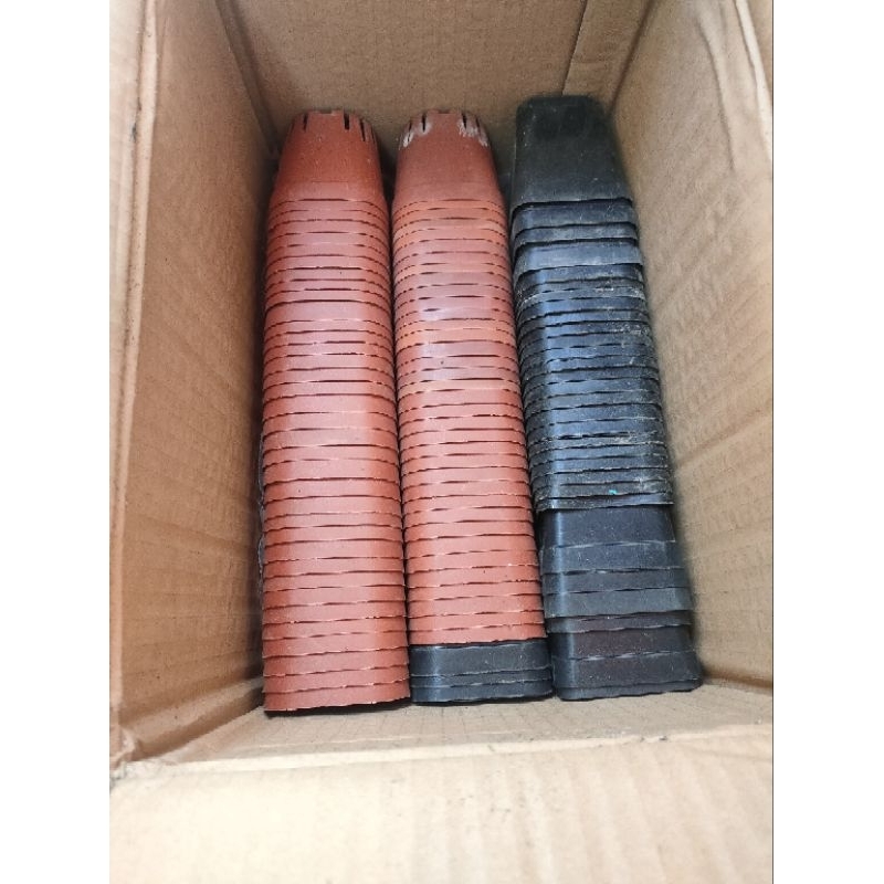 sét 250c chậu nhựa qua sd,10 sen đá,3kg đất