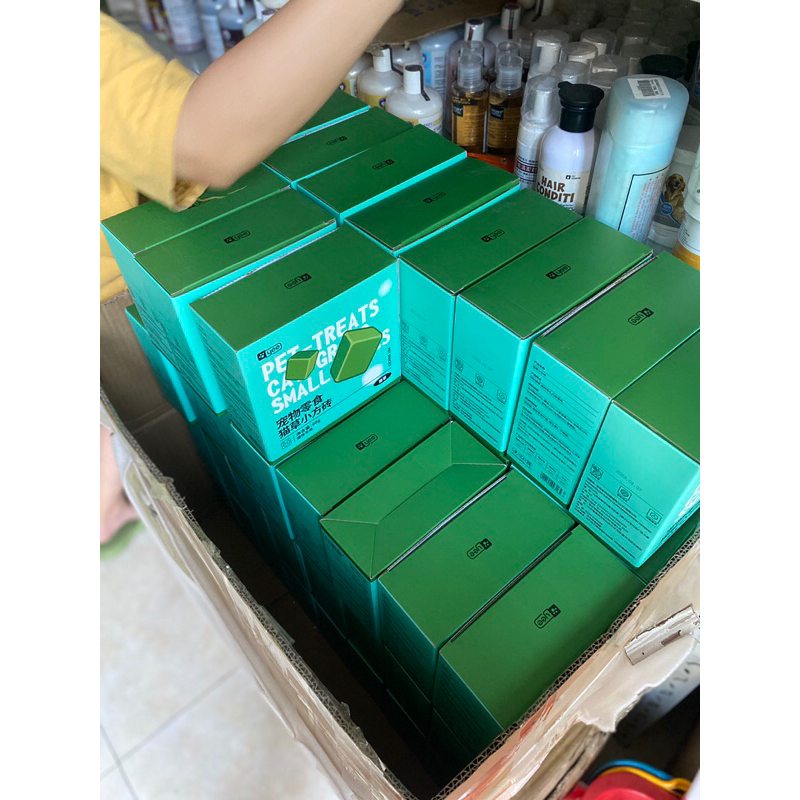 Snack Thưởng viên cỏ mèo nén 60g