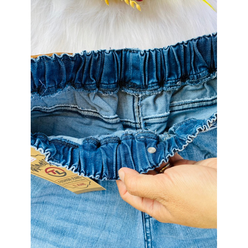 💥 Quần jean cotton vải co giãn bé trai từ 55-80kg