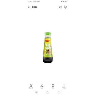 Dầu hào chay Maggi chai 150g