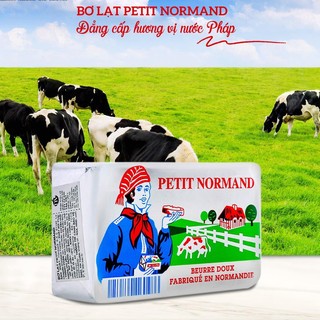 1kg bơ lạt petit normand pháp 250g