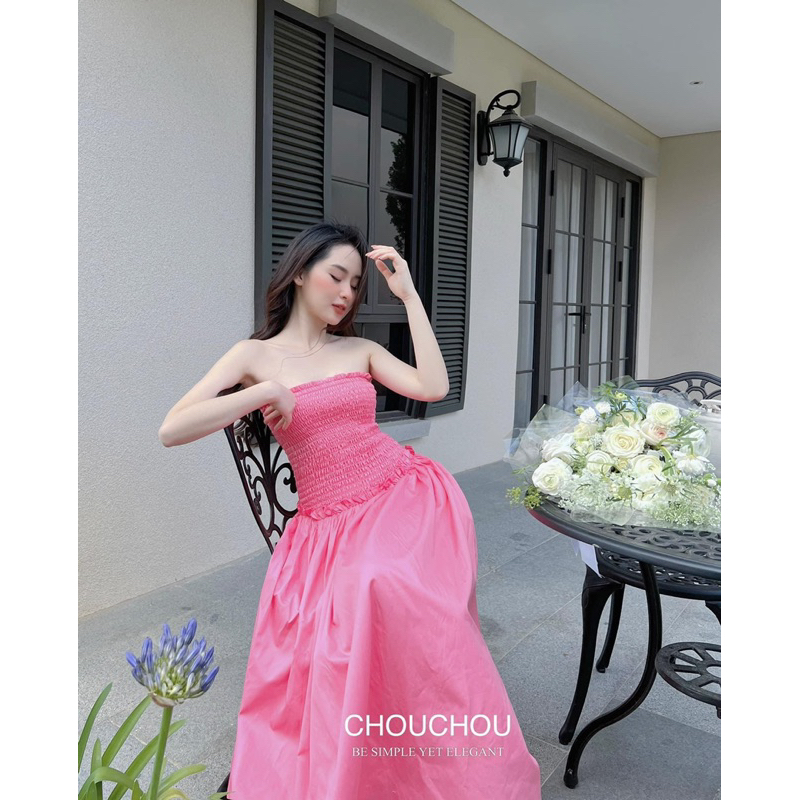 Váy Maxi Quây Chun Hot Hit