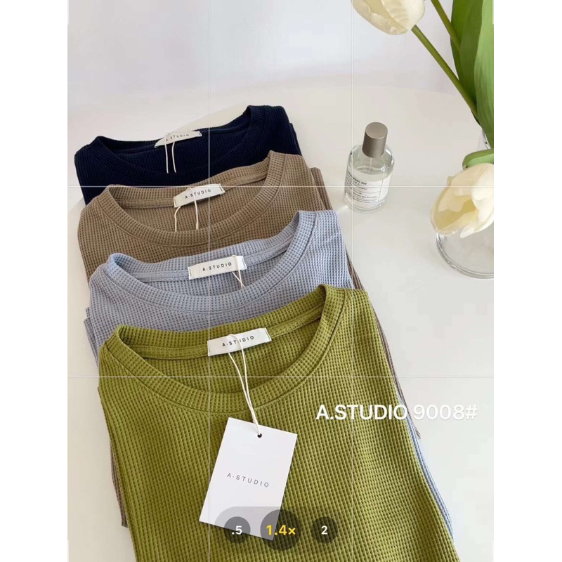 Áo phông trơn xốp tổ ong - mã 9008