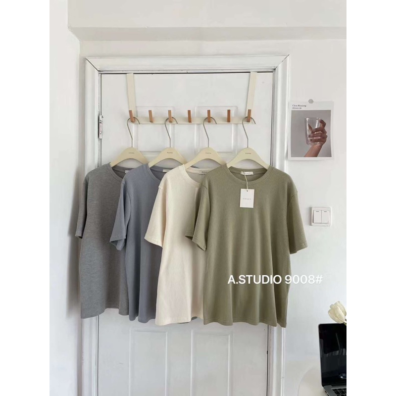 Áo phông trơn xốp tổ ong - mã 9008