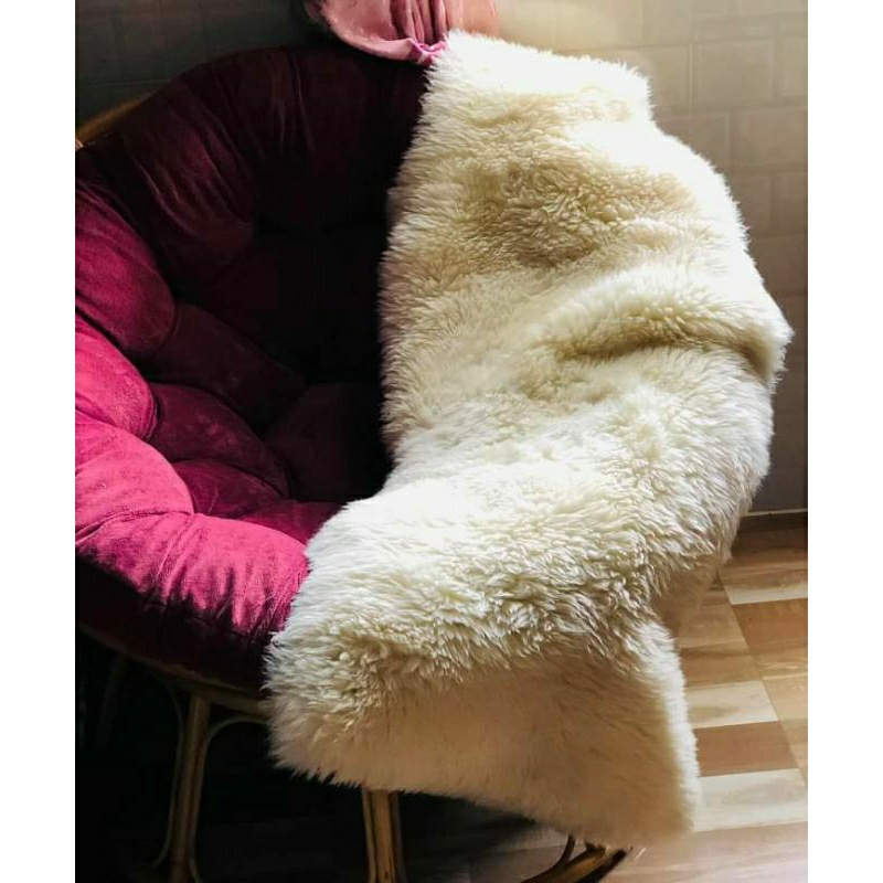 Thảm lông dày lót ghế decor hoặc chụp hình moderhouse