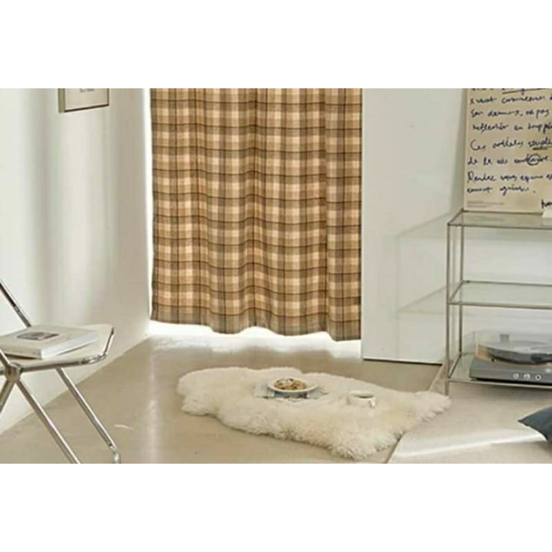 Thảm lông dày lót ghế decor hoặc chụp hình moderhouse