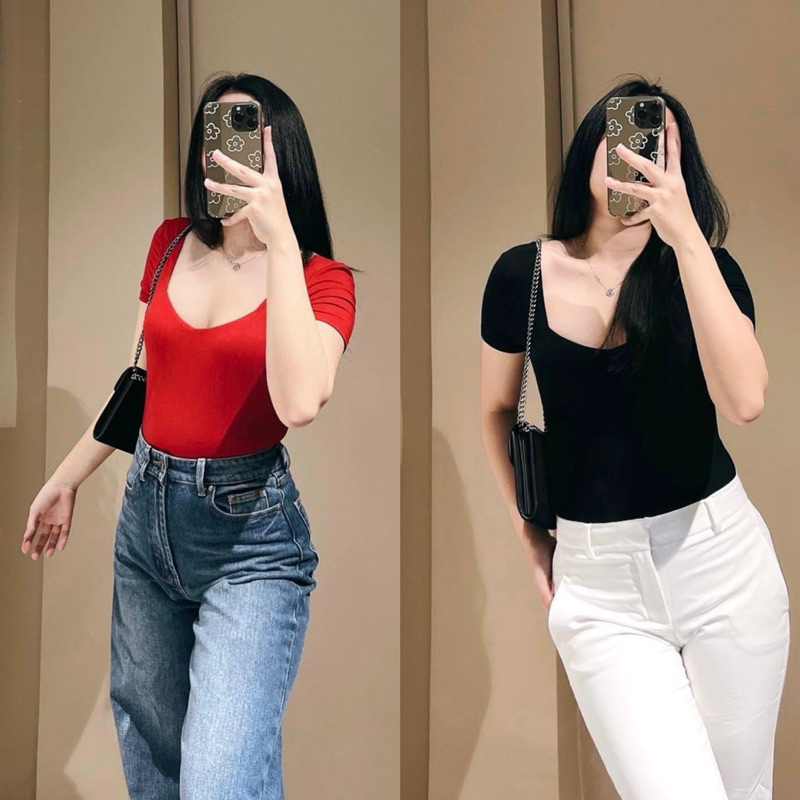 Bodysuit - Áo liền thân tay ngắn xuất xịn | BigBuy360 - bigbuy360.vn