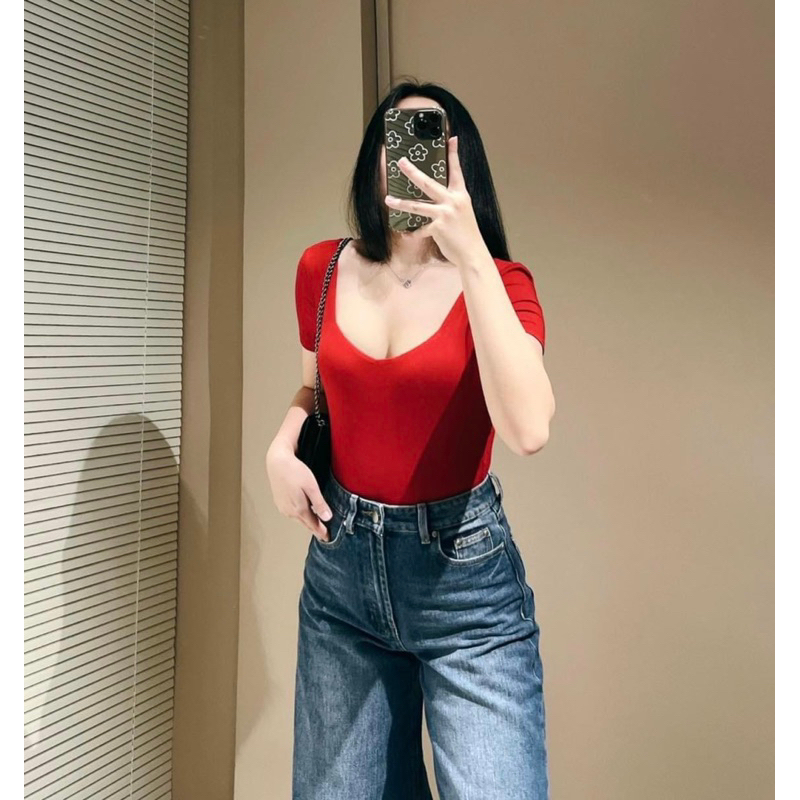 Bodysuit - Áo liền thân tay ngắn xuất xịn