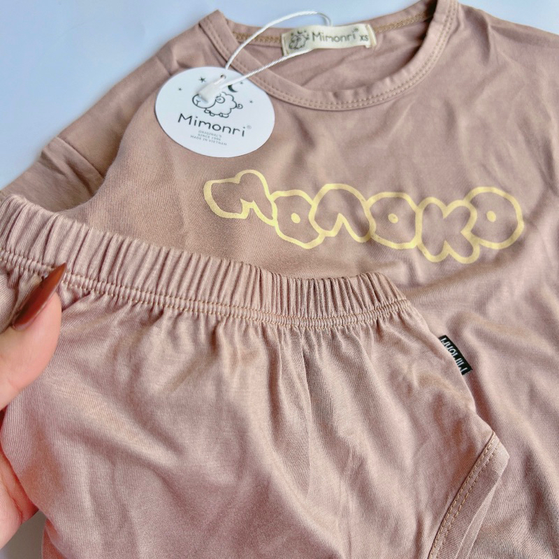 Set bộ tay ngắn quần chip thun lạnh cho bé 3-15kg