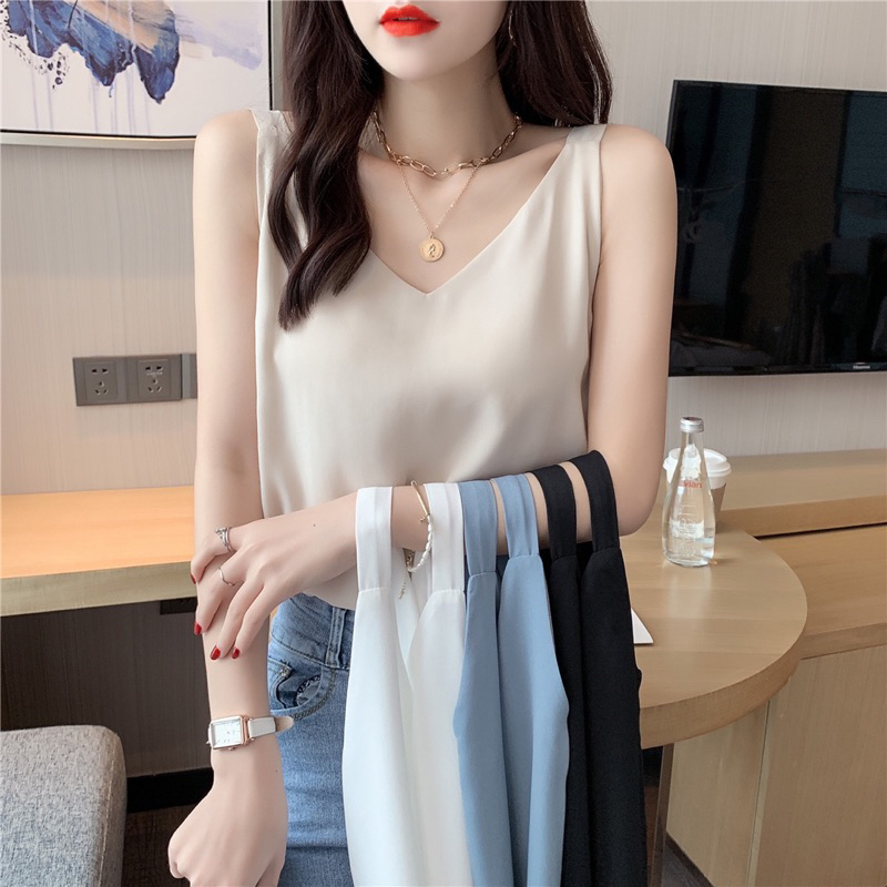 Áo ba lỗ cổ V