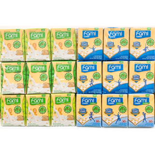 Lốc 6 Hộp Sữa Fami Nguyên Chất/Canxi Có Đường/Ít Đường