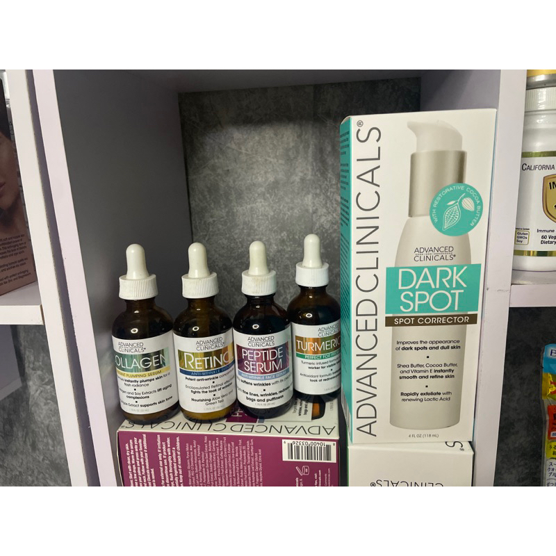 Dark Spot Corrector 118ml Advanced Clinicals serum ngăn ngừa sạm nắng , đốm đen , khô da , đều màu