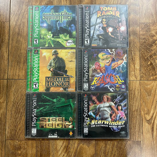 Trò chơi PS1 hệ Mỹ Tomb Rider, Medal of Honor, Suphon Filter