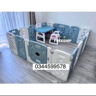 Quây cũi nhựa an toàn cho Bé, (Tặng 100 bóng)