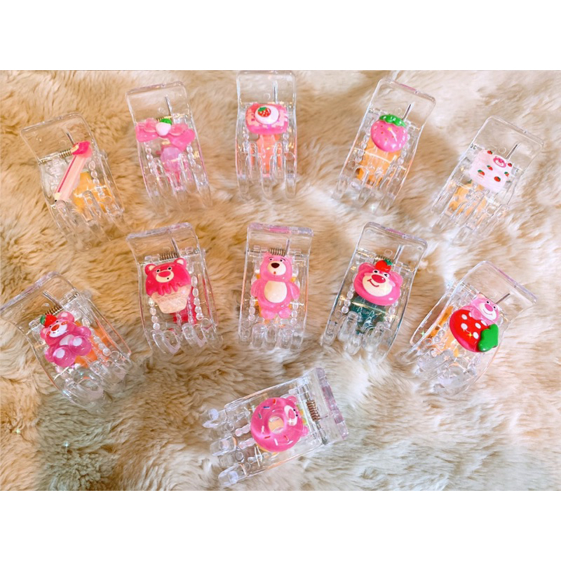 KẸP CÀNG CUA GẤU DÂU LOTSO 🐻🍓