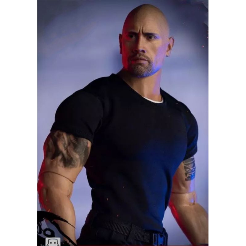 Đầu mô hình điêu khắc nhân vật Dwayne Johnson tỷ lệ 1:6