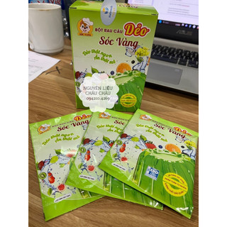 1 gói Bột Rau Câu SÓC VÀNG loại DẺO 12g LÀM THẠCH THƠM NGON- 1 gói làm được 1,5l thạch- Nguyên liệu Trà sữa