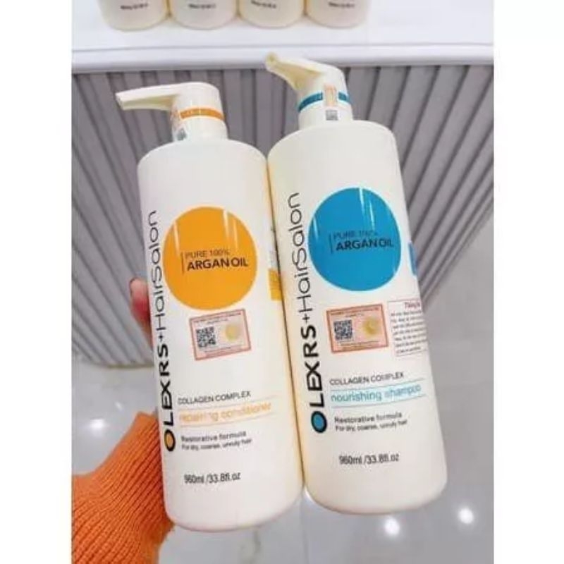 Cặp gội và xả Olexs phục hồi tóc dưỡng ẩm