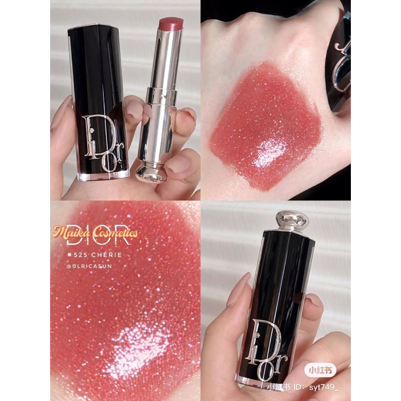 Sample son Dior addict 4 màu son nhiều dưỡng màu tây tôn da chanh sả không bị khô môi