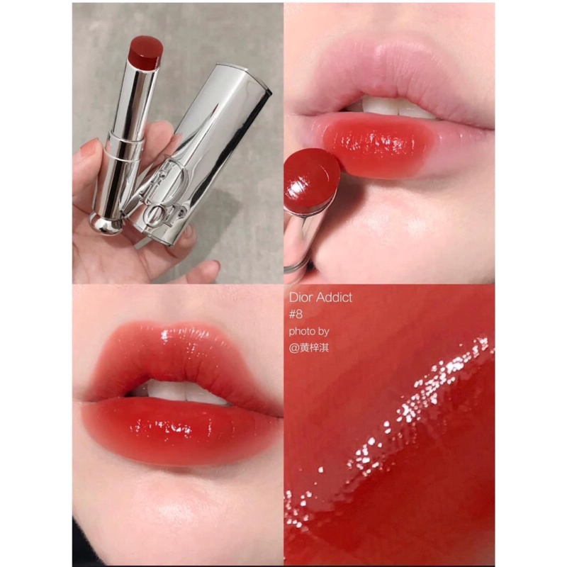 Sample son Dior addict 4 màu son nhiều dưỡng màu tây tôn da chanh sả không bị khô môi