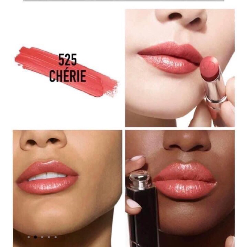 Sample son Dior addict 4 màu son nhiều dưỡng màu tây tôn da chanh sả không bị khô môi