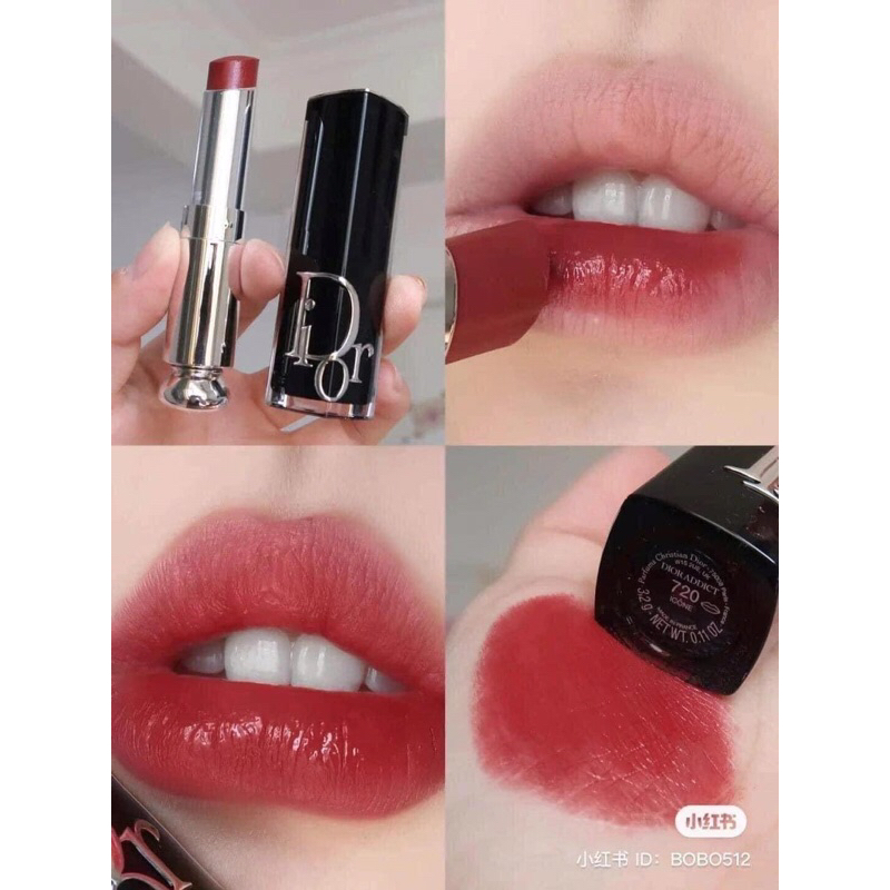 Sample son Dior addict 4 màu son nhiều dưỡng màu tây tôn da chanh sả không bị khô môi
