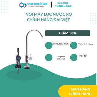 Vòi máy lọc nước RO loại cong inox 304 trụ vòi bằng đồng chính hãng Đại Việt