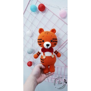 Thú len nhồi bông hổ 23cm - 25cm