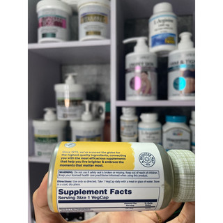 [ Mỹ ] Vitamin D3+ K2  Solaray 60 viên