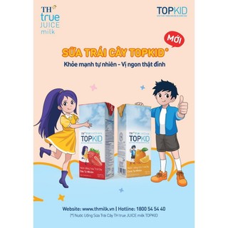Nửa thùng nước uống sữa trái cây th true juice milk 180ml × 24 hộp