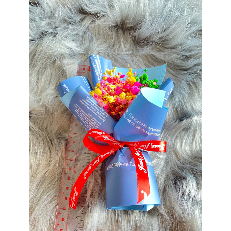 Set nơ ruy băng bảng 1cm trang trí bó hoa xinh