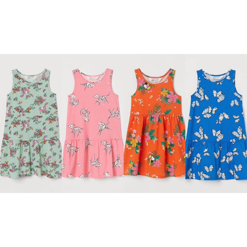 Váy cotton Hm cho bé