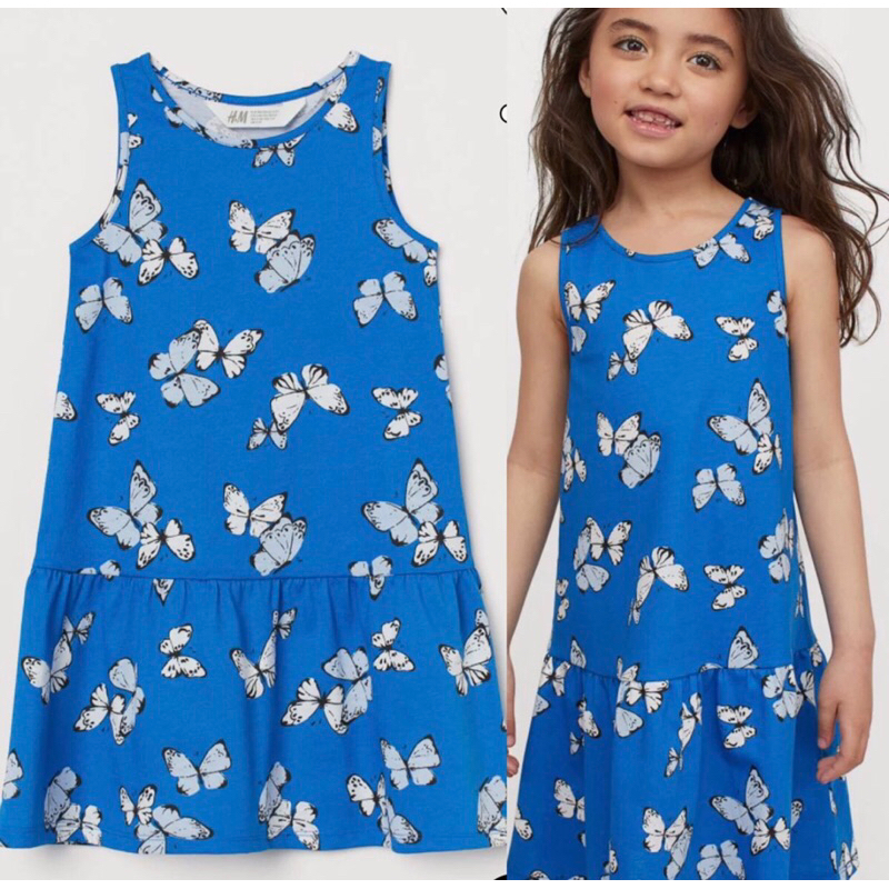 Váy cotton Hm cho bé