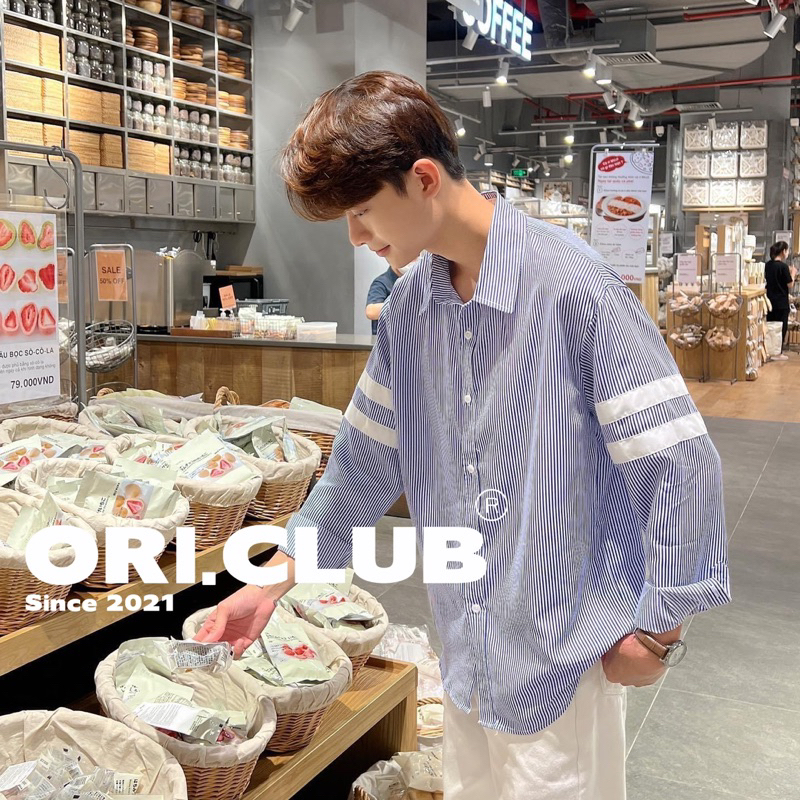 Áo Sơ Mi Kẻ Sọc Tay ORIGINAL