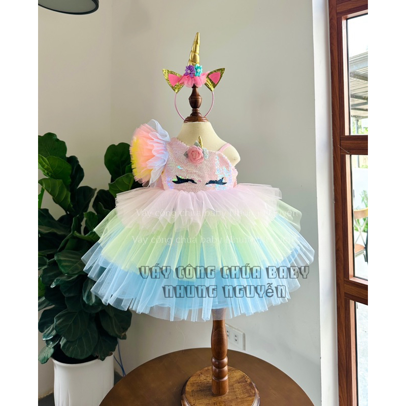 váy ngựa unicorn ko đuôi