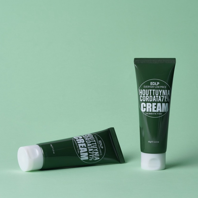 [Derma Factory[ Kem Dưỡng Ẩm Diếp Cá Houttuynia Cordata 71% Cream 60g