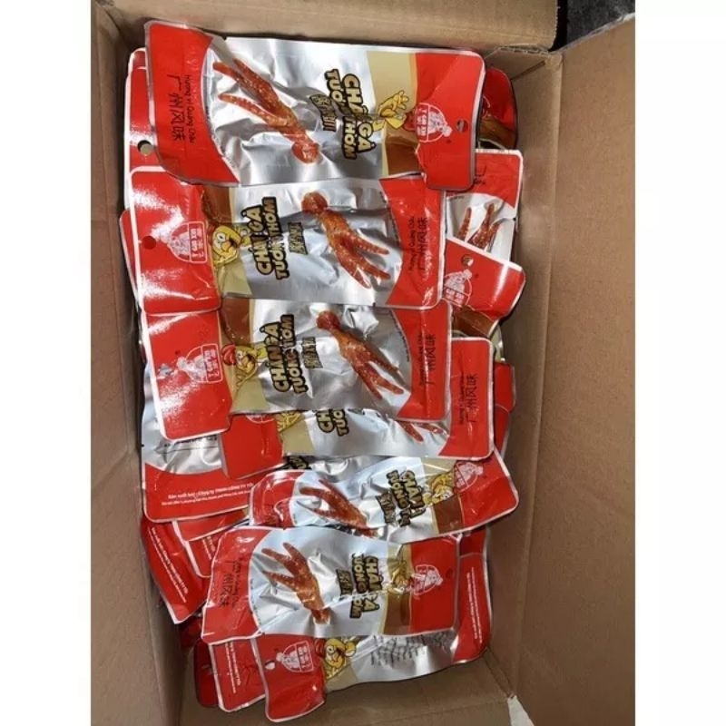 10 chiếc chân gà tương thơm , tương cay