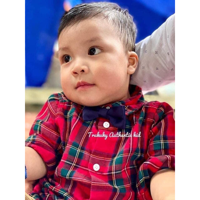 Áo sơ mi cho bé HM auth