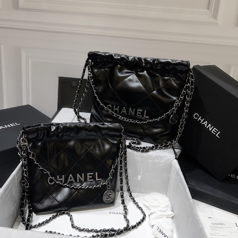 Túi CN bag logo trắng sịn xò về 2 size kèm hộp
