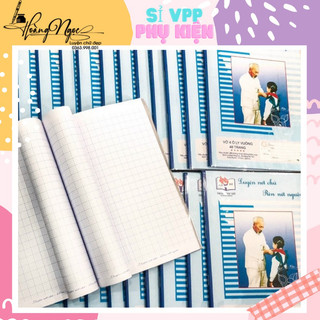 Vở 4 ô li đứng bìa Bác Hồ - 2.5mm, 120gsm