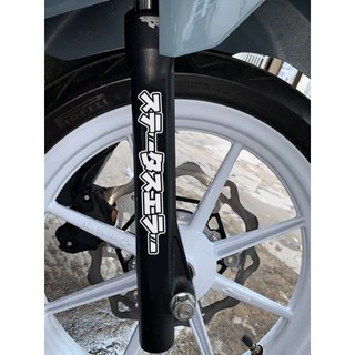 Tem xe dán phuộc dán gáp xe máy Honda -Yamaha