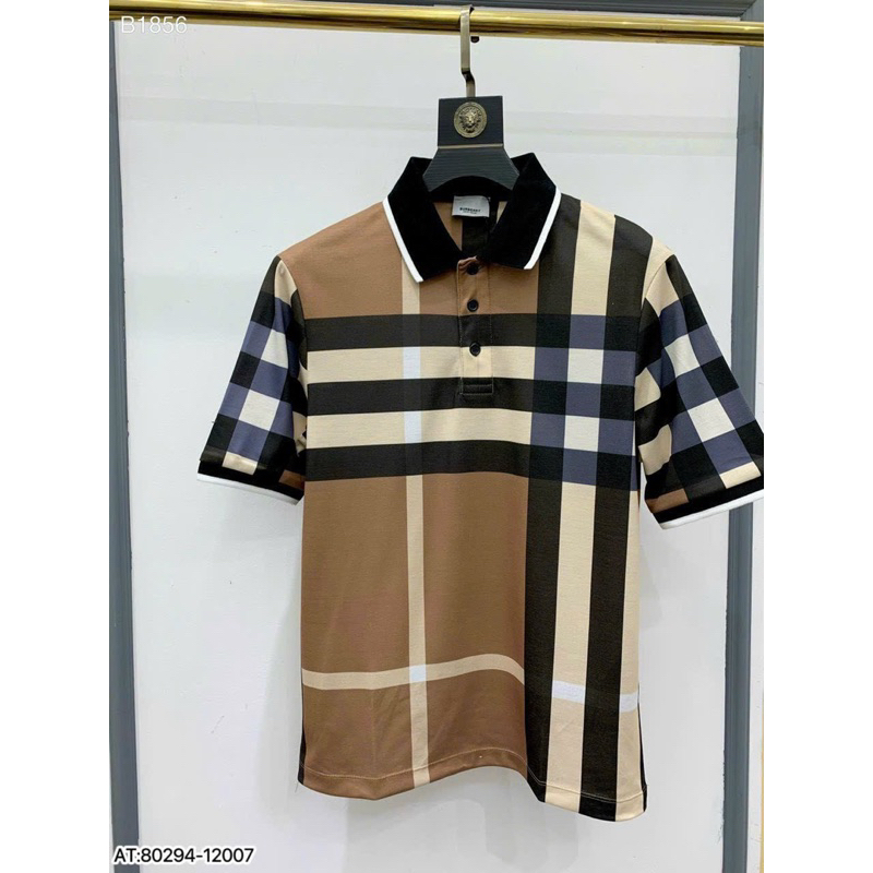 ÁO Polo nam BBR cổ tròn họa tiết kẻ sọc tay ngắn phong cách trẻ trung chuẩn from