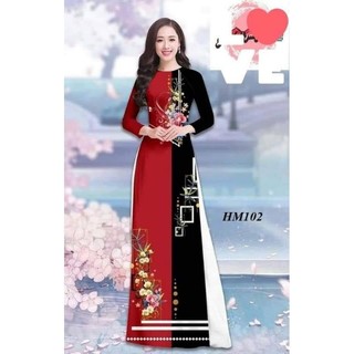 Áo dài cổ thuyền lụa nhật giá rẻ