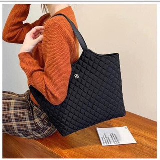 Túi Xách Tote Trần Trám Đeo Vai Size To Hottrend