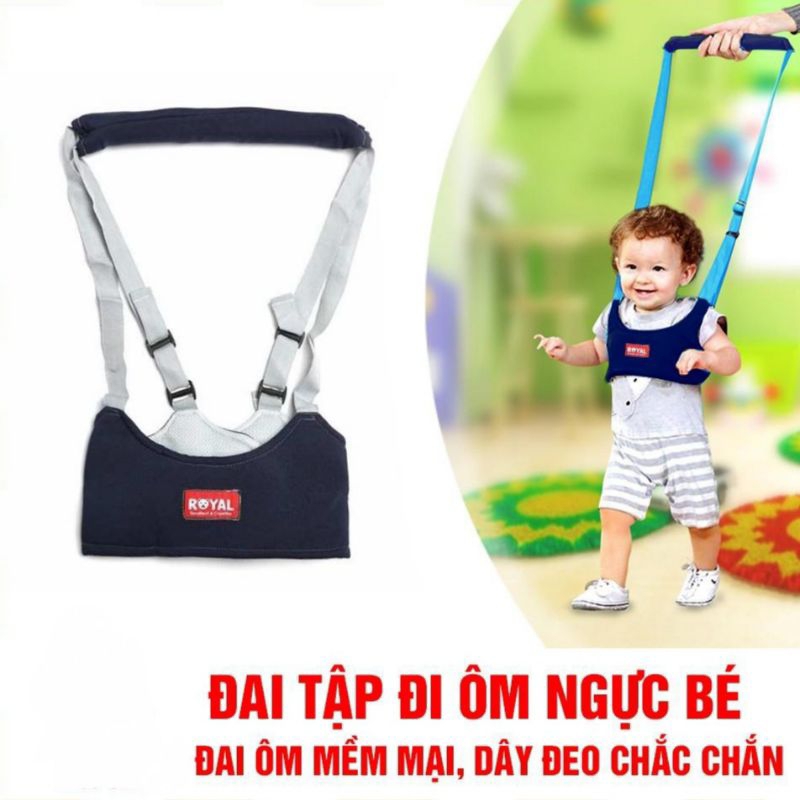 Đai tập đi Royal ôm ngực an toàn cho bé nhanh biết đi