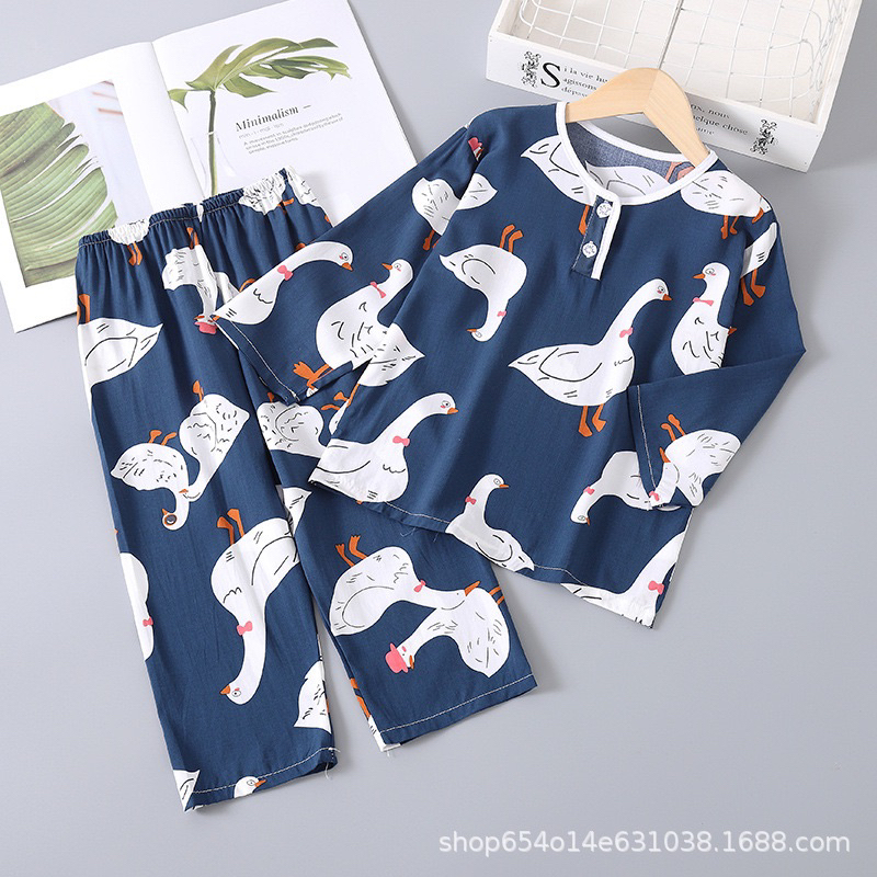 Bộ tole lanh cho bé trai chất mềm, mát size đại 12- 31kg